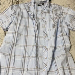 Men’s short sleeve button up